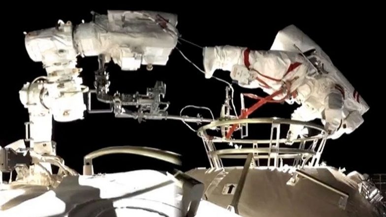 Chinese Astronauts Conduct First Spacewalk Outside New Space Station