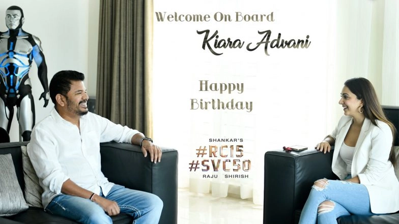 Kiara Advani to Reunite With Ram Charan For Shankar's Next; Makers Announce on Actress' Birthday