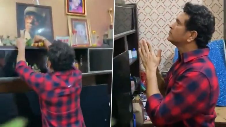 Sachin Tendulkar Pays Tribute to Childhood Coach Ramakant Achrekar on Guru Purnima, Watch Video