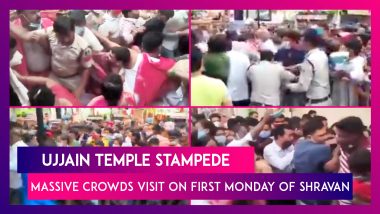 Ujjain Mahakal Temple Sees Stampede As Massive Crowds Visit On First Monday Of Shravan, Dozens Injured