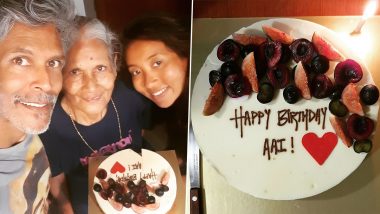 Milind Soman Plans Midnight Birthday Party With a Jaggery Cheesecake for Her Mom as She Turns 82