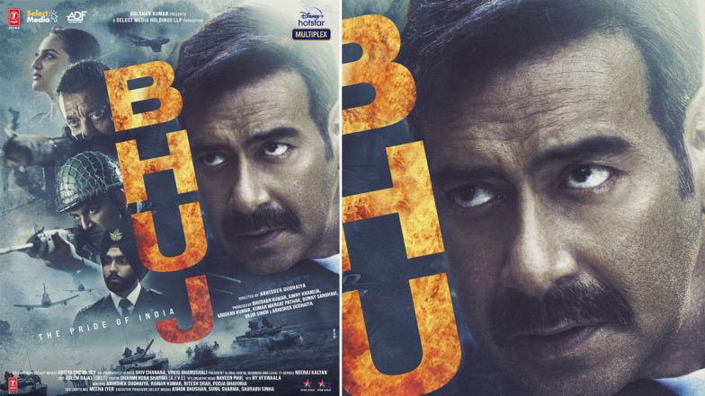 Bhuj – The Pride of India: Makers Unveil New Poster of Ajay Devgn’s Film, Trailer To Be Out on July 12 (View Pic)