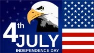 Happy 4th of July 2021 Images & HD Wallpapers for Free Download Online: Celebrate US Independence Day With WhatsApp Messages, Quotes and Greetings