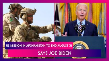 Joe Biden Says US Military Mission In Afghanistan To End On August 31