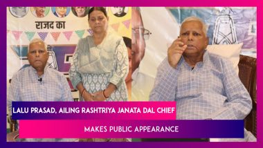 Lalu Prasad, Ailing Rashtriya Janata Dal Chief, Makes Public Appearance, Says ‘My Regime Was Not Jungle Raj’