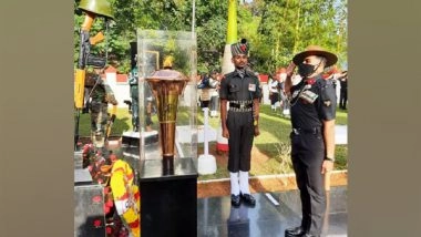 India News | 'Victory Flame' Swarnim Vijay Mashaal, Marking India's Victory in 1971 War, Reaches Thiruvananthapuram