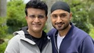 Harbhajan Singh Shares Picture With Sourav Ganguly, Calls Him &lsquo;My Best Indian Captain&rsquo;