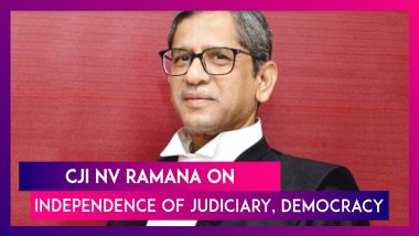 NV Ramana, CJI Speaks Of ‘Rule of Law’, ‘Independence of Judiciary’, And Cautions Against Media Trials