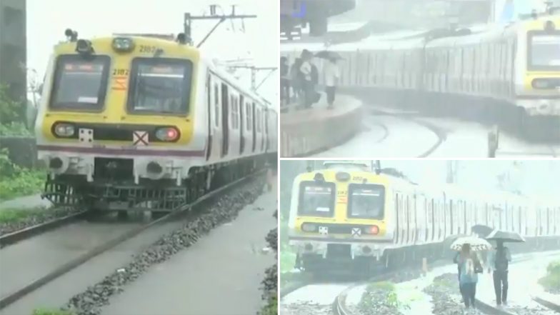 Mumbai Local Train Update: Kurla-Vidyavihar, Harbor Line Trains Running 20-25 Minutes Late Due To Heavy Rains and Water Logging