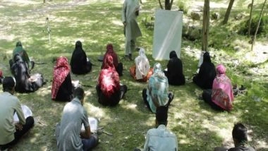 India News | Open-air Community Classes Started in J-K's Anantnag Due to Lack of Digital Access