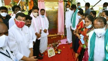 India News | Telangana CM Inaugurates 1320 2BHK Flats for Poor in Sircilla