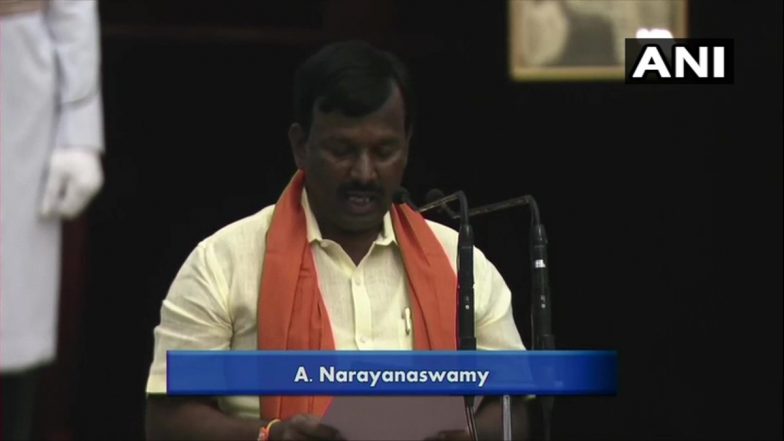 Modi Cabinet Reshuffle: A Narayanaswamy, Kaushal Kishore and Ajay Bhatt Take Oath as Ministers