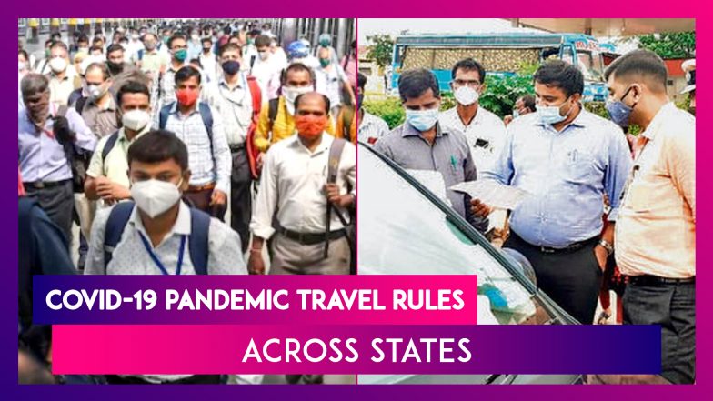 Covid-19 Pandemic Travel Rules Across States; All You Need To Know | 📹 ...
