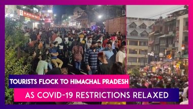 Manali: Tourists Flock To Himachal Pradesh As Covid-19 Rules Relaxed, Watch Visuals Of Mall Road