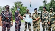 India News | India-Bangladesh Border Forces Exchange Sweet, Greet on Eid-al-Adha