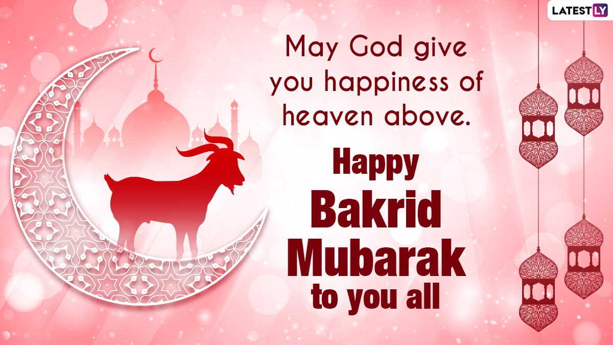 Bakra Eid 2021 Greetings and Wishes: Bakrid Mubarak HD Images ...