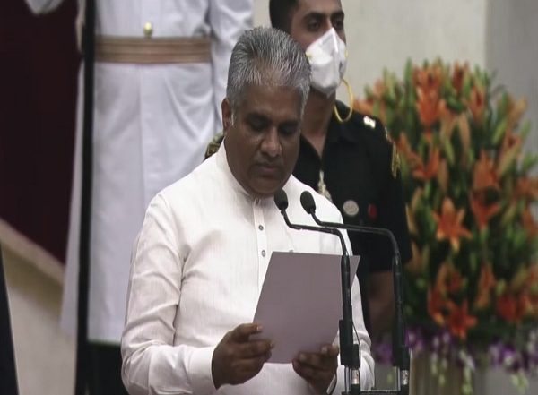 India News | Cabinet Expansion: BJP MP Bhupender Yadav Swears in as Union Minister