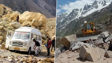 Lahaul Spiti Route Update: HP's Gramphu-Kaza Road Blocked at Dorni Nala Due to Landslide, Will Be Open By Tomorrow, Says BRO