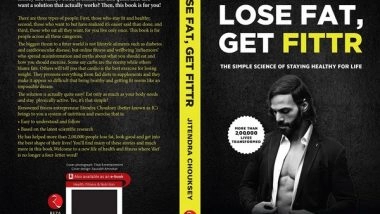 Business News | Jitendra Chouksey, Founder and CEO, Fittr Launches His First Book: Lose Fat, Get Fittr
