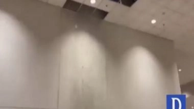 World News | Portion of False Ceiling of Chinese-made Airport in Islamabad Collapses Due to Heavy Rains
