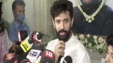 India News | My Own People Have Betrayed Me, Says Chirag Paswan as He Launches 'Ashirvaad Yatra' in Bihar