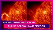 NASA Posts Stunning Video Of The Sun During Coronal Mass Ejection