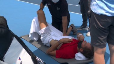 Daniil Medvedev Fumes at Chair Umpire As He Struggles With Extreme Heat & Humidity During Tokyo Olympics 2020 Match Against Fabio Fognini (Watch Video)