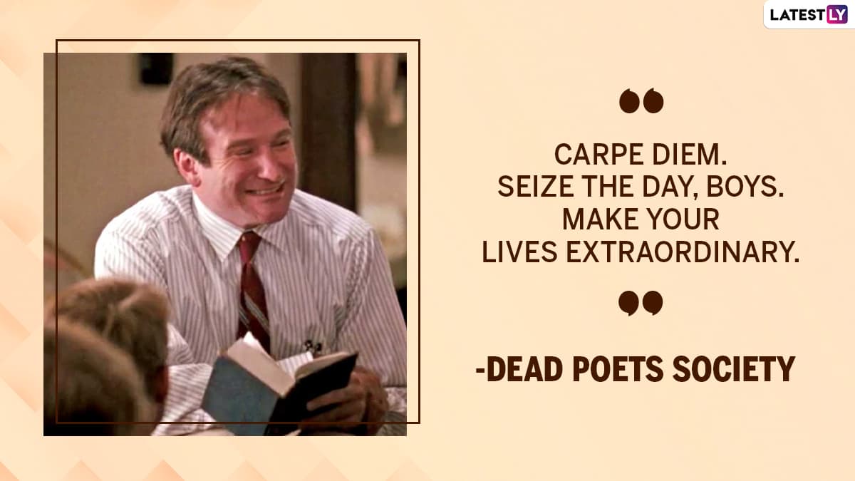 Robin Williams Carpe Diem Poet