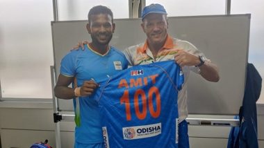 Tokyo Olympics 2020: Defender Amit Rohidas Completes 100 Senior International Caps for Indian Men's Hockey Team