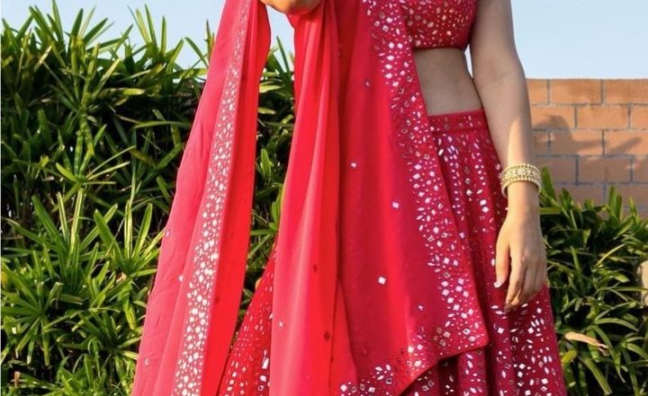 12 Times Disha Parmar Flaunted Her Traditional Style in Beautiful Lehengas and Sarees on Instagram