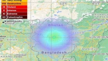 India News | 4.3 Magnitude Earthquake Hits Meghalaya Near Tura