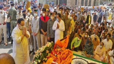 India News | Nadda Lays Wreath on Behalf of PM Modi on Mortal Remains of Virbhadra Singh