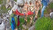 India News | ITBP Rescues Injured Trekker from 18,570 Feet in Himachal Pradesh