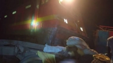 India News | Truck Collides with Running Train Near Patna