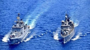 World News | INS Tabar Undertakes Drills with Greek Navy Ship in Mediterranean Sea