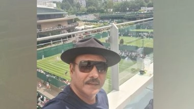 Sports News | 'Great to Be Back at Wimbledon': Ravi Shastri Shares Picture Ahead of Federer's Match
