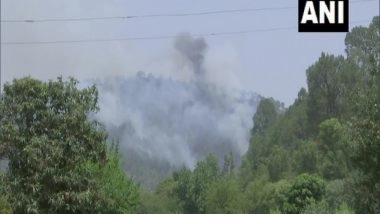 India News | Massive Fire Breaks out in Forest at J-K's Rajouri