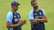 Sports News | Ravi Shastri, Rahul Dravid Have Different Styles of Motivating Players, Says Dhawan Ahead of Lanka Series