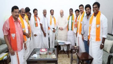 Amit Shah Meets Delegation of MLAs From Puducherry, Says ‘Centre Committed to Development, Progress of the Union Territory’