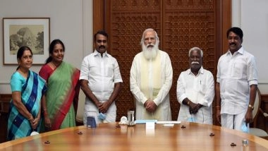 India News | Tamil Nadu BJP Chief, Party MLAs from State Meet PM Modi
