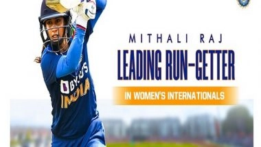 Sports News | Mithali Raj Becomes Leading Run-scorer Across Formats in Women's International Cricket