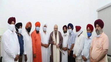 India News | Amit Shah Meets All Sikh Gurdwara Management Committee Delegation from Kashmir