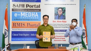 Kiren Rijiju, Union Minister of Ayush, Launches Portals and Publications on Ayurveda-Based Clinical Trials