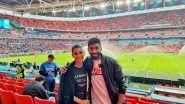 Sports News | Bumrah and Wife Sanjana Attend Euro 2020 Semis Between Spain and Italy at Wembley