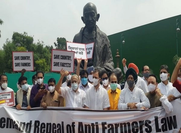 Congress to Protest in Front of Mahatma Gandhi Statue in Parliament Over Farmers Agitation, Pegasus Issue