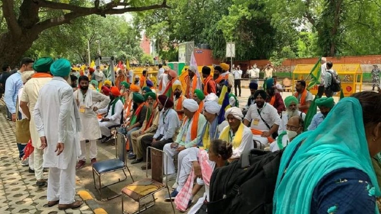 Farmers’ Protest: 200 Farmers Reach Jantar Mantar in Delhi for Protest Against Farm Laws