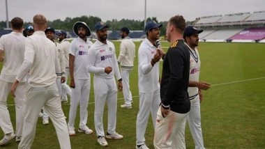 Sports News | Ravindra Jadeja Hits Twin Fifties as Warm-up Game Ends in Draw