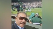 Sports News | Ravi Shastri in Attendance for Djokovic-Berrettini Wimbledon Final Clash