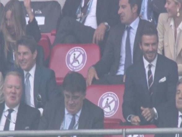 Euro 2020 Final: David Beckham, Tom Cruise Marked Their Attendance at Wembley Stadium During England vs Italy Final