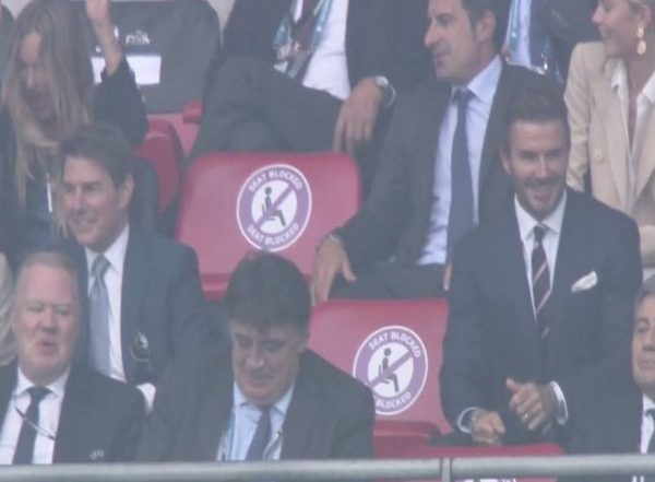 Euro 2020 Final: David Beckham, Tom Cruise Marked Their Attendance at Wembley Stadium During England vs Italy Final